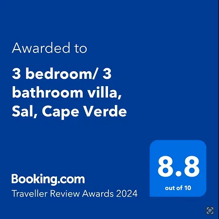 3 Bedroom/ 3 Bathroom Villa, Sal, Cape Verde Santa Maria Exterior photo